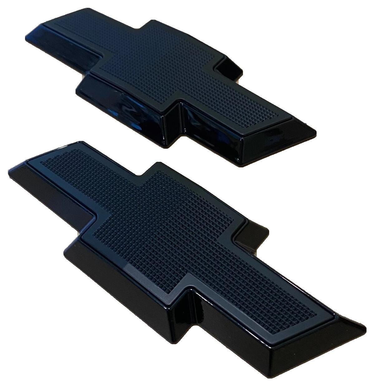Blackout Front & Rear Bowtie Emblem Pair for Chevy Impala 2006-2013 & Monte Carlo 2006-2007