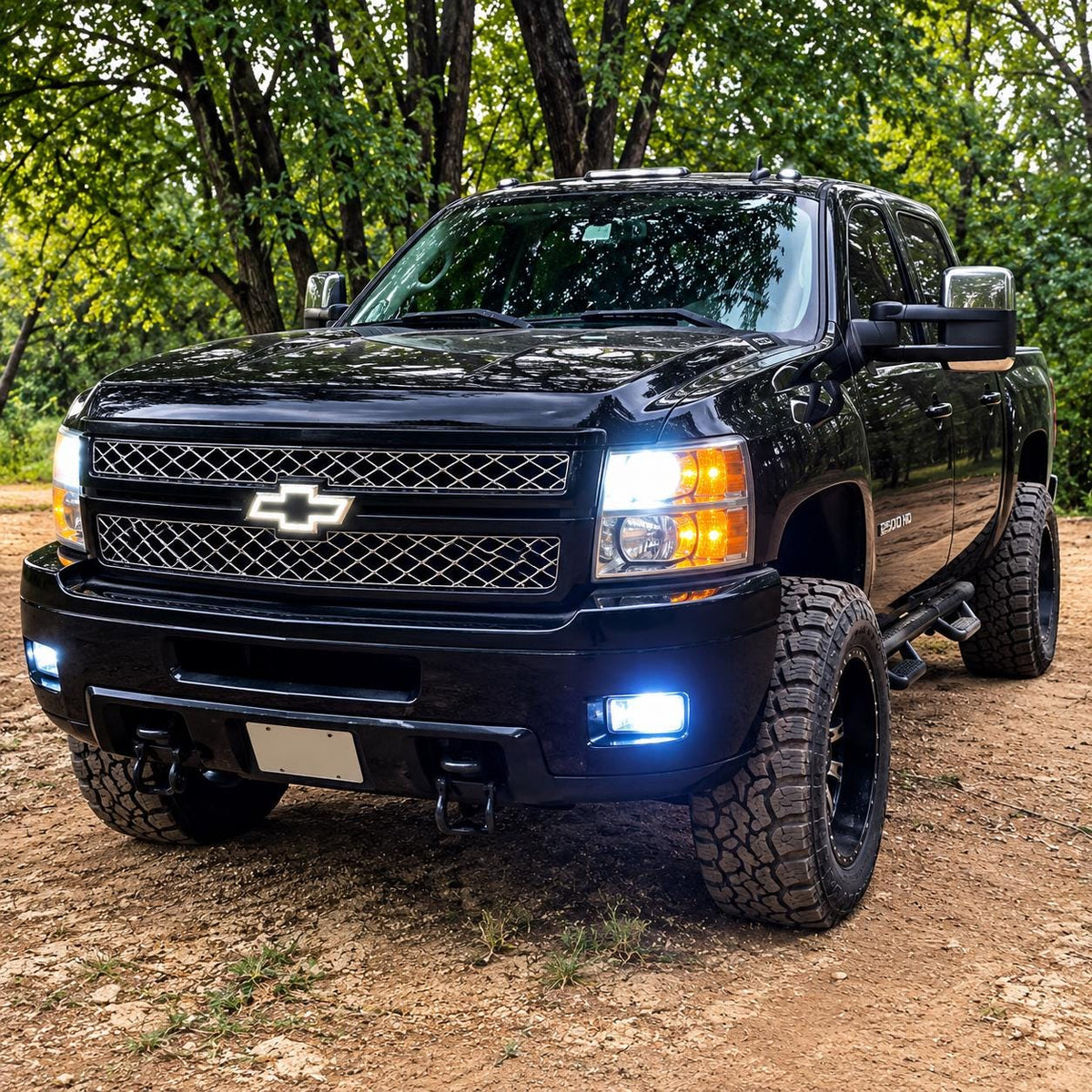 Front Grille Bowtie Emblem for Chevy Silverado 2003-2007 Classic & Avalanche 2003-2006