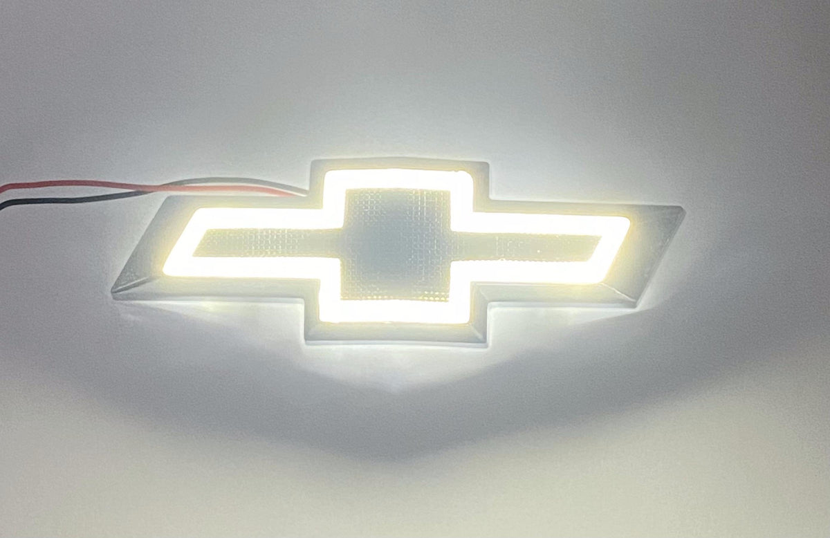 White LED Lighted Front Grille Bowtie Emblem for Chevy Camaro 2014-2023