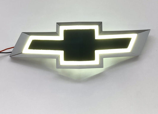 White LED Lighted Front Grille Bowtie Emblem for Chevy Camaro 2010-2013