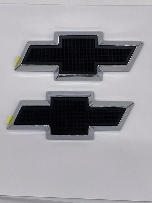 Front & Rear Bowtie Emblem Pair for Chevy Impala 2006-2013 & Monte Carlo 2006-2007