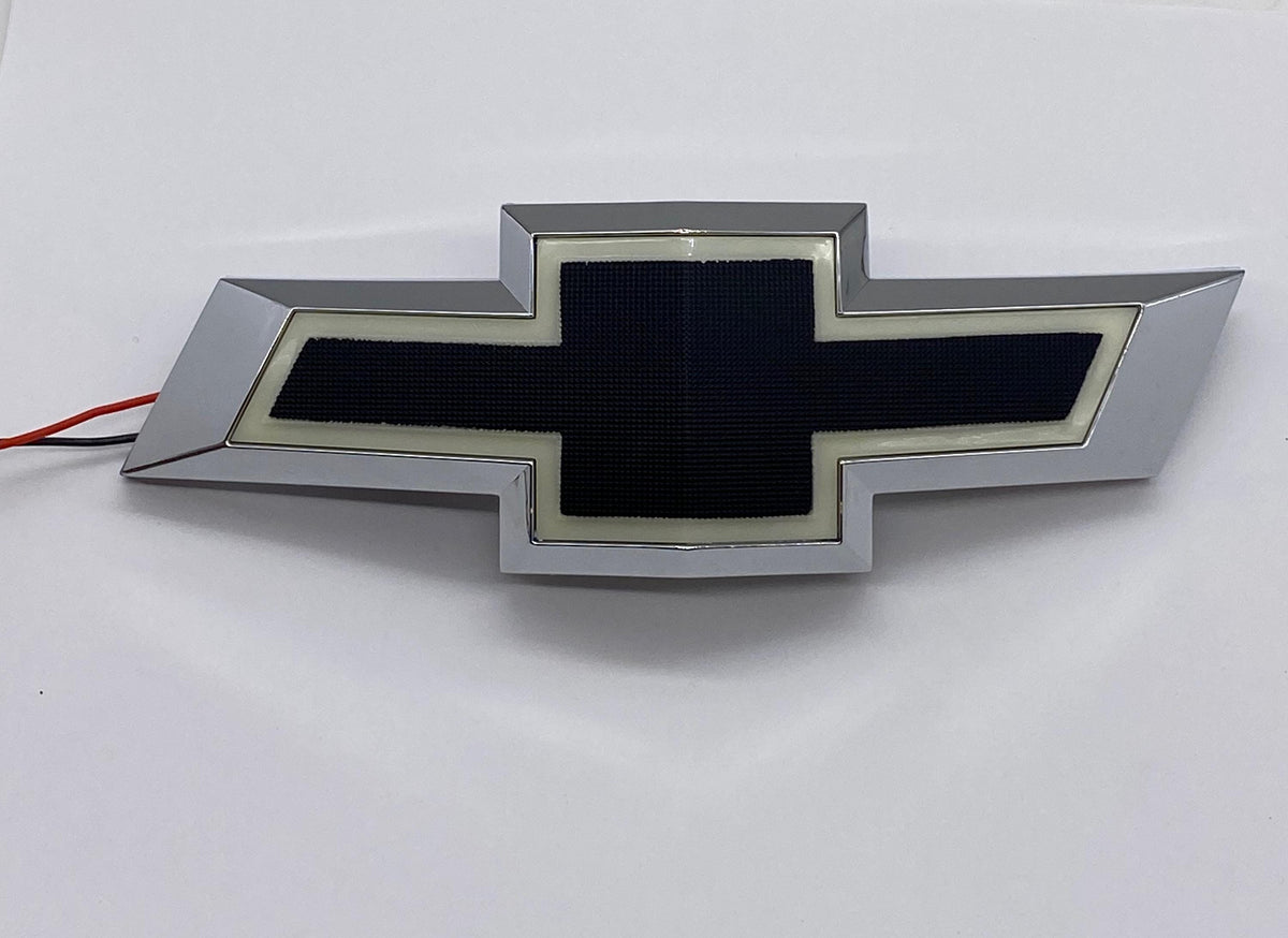 White LED Lighted Front Grille Bowtie Emblem for Chevy Camaro 2010-2013