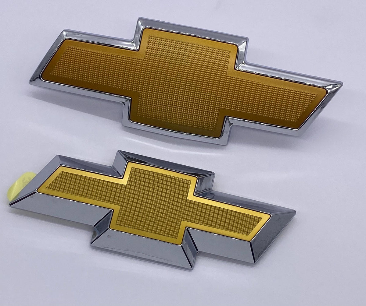 Front & Rear Bowtie Emblem Set for Chevy Tahoe Suburban 2007-2012