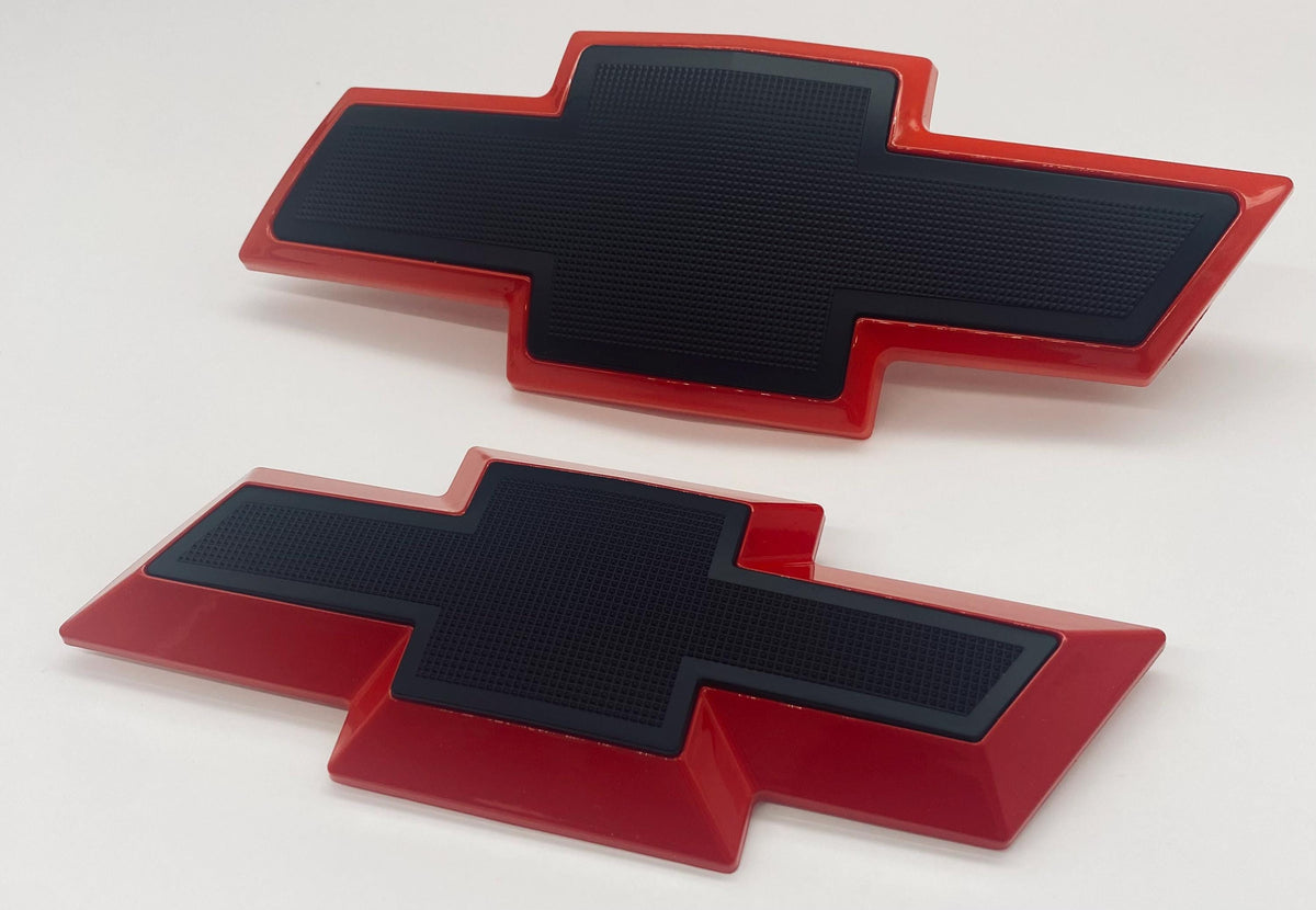 Front & Rear Bowtie Emblem Set for Chevy Tahoe Suburban 2007-2012