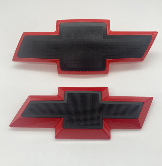 Front & Rear Bowtie Emblem Set for Chevy Tahoe Suburban 2007-2012
