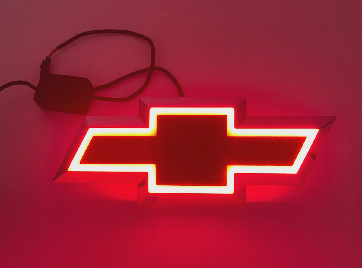RGB Color-Changing LED Front Grille Bowtie Emblem for Chevy Express Van 2003-2024