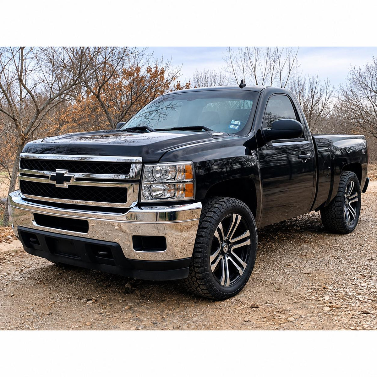 Front Grille Bowtie Emblem for Chevy Silverado 2003-2007 Classic & Avalanche 2003-2006