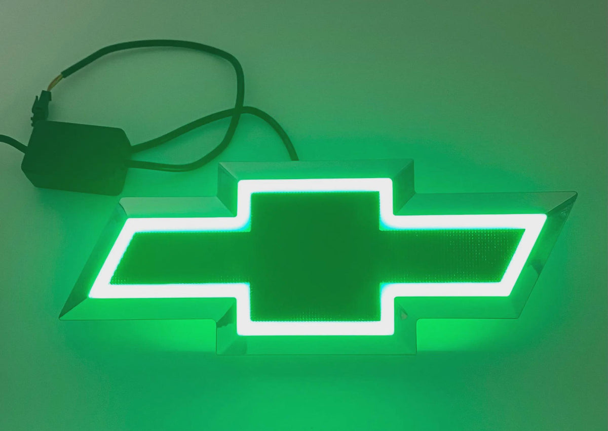 RGB Color-Changing LED Front Grille Bowtie Emblem for Chevy Express Van 2003-2024