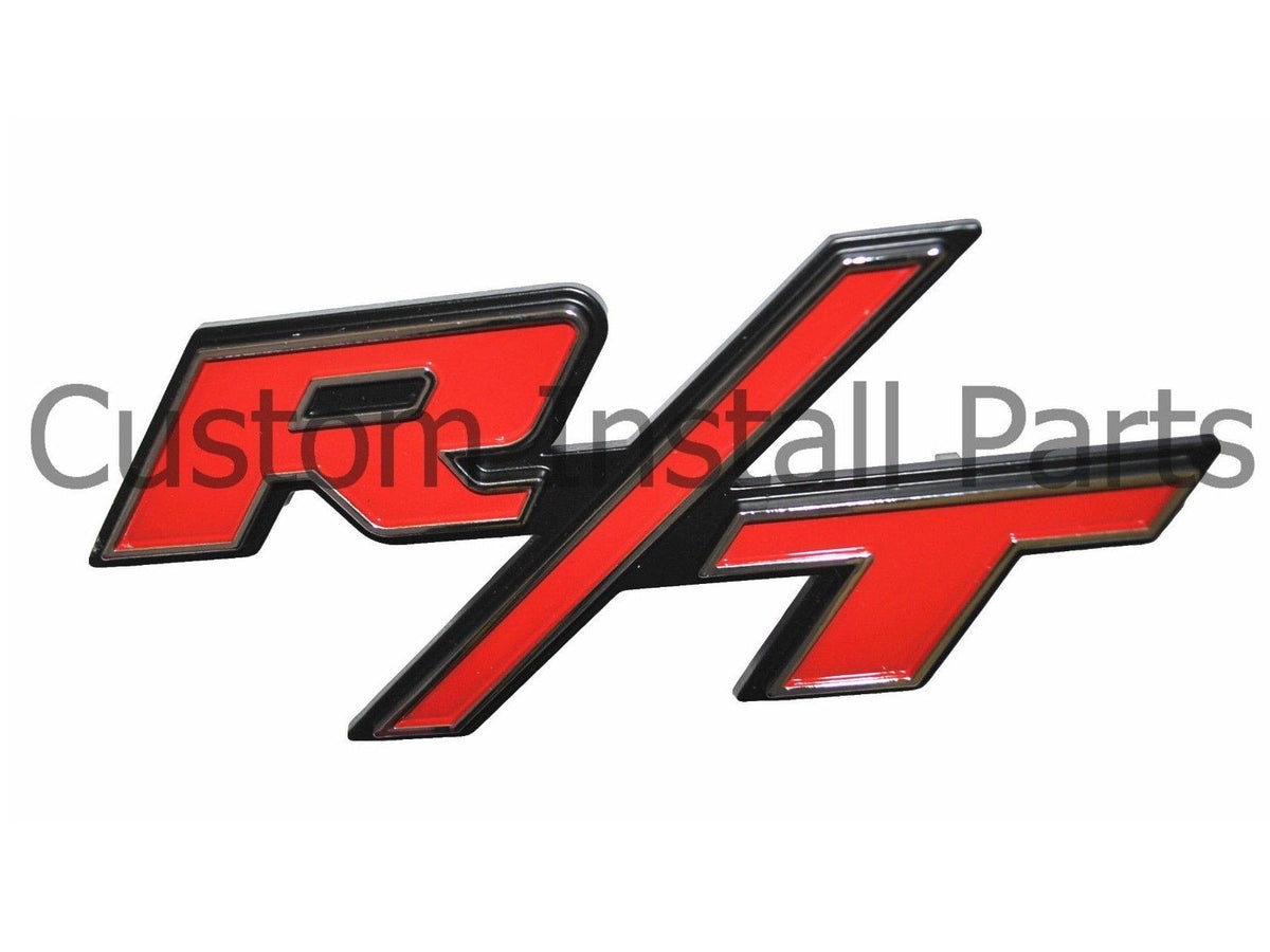 Red R/T front grille emblem
